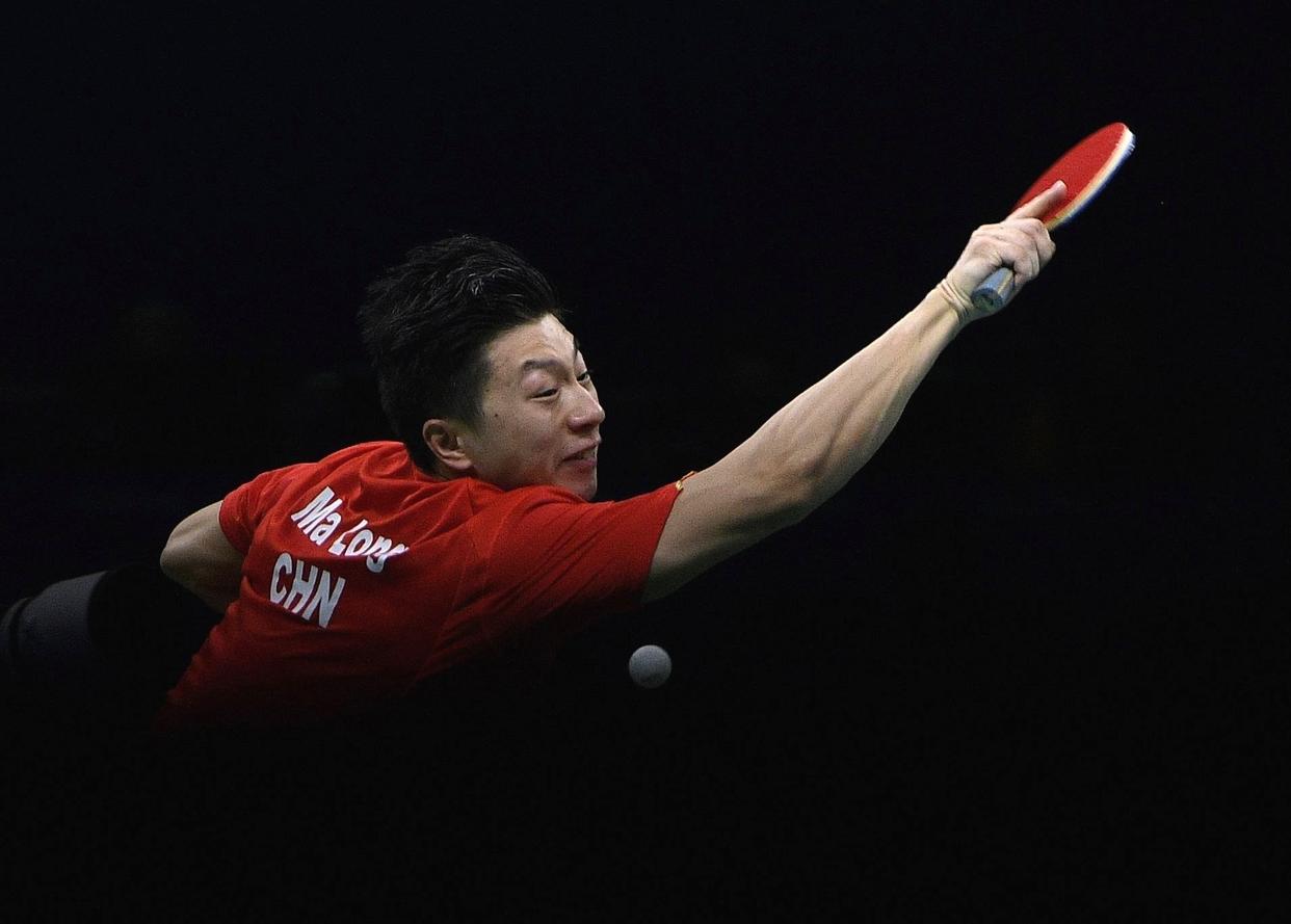 日本队碾压中国队，马龙高光表现