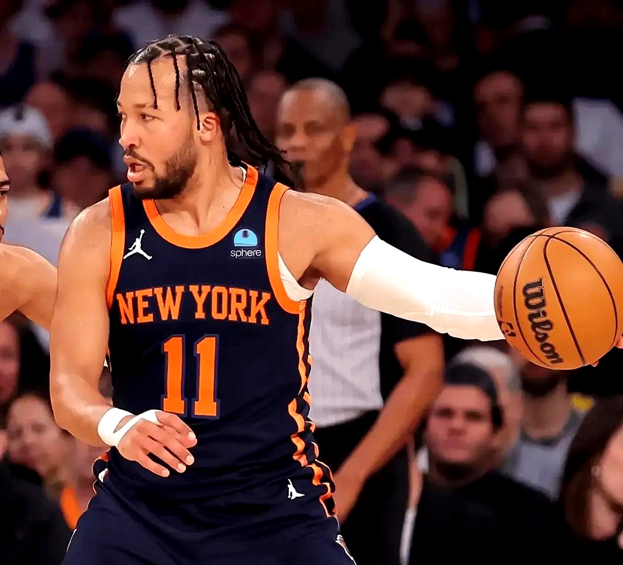 勇士逆转尼克斯，布伦森状态火热