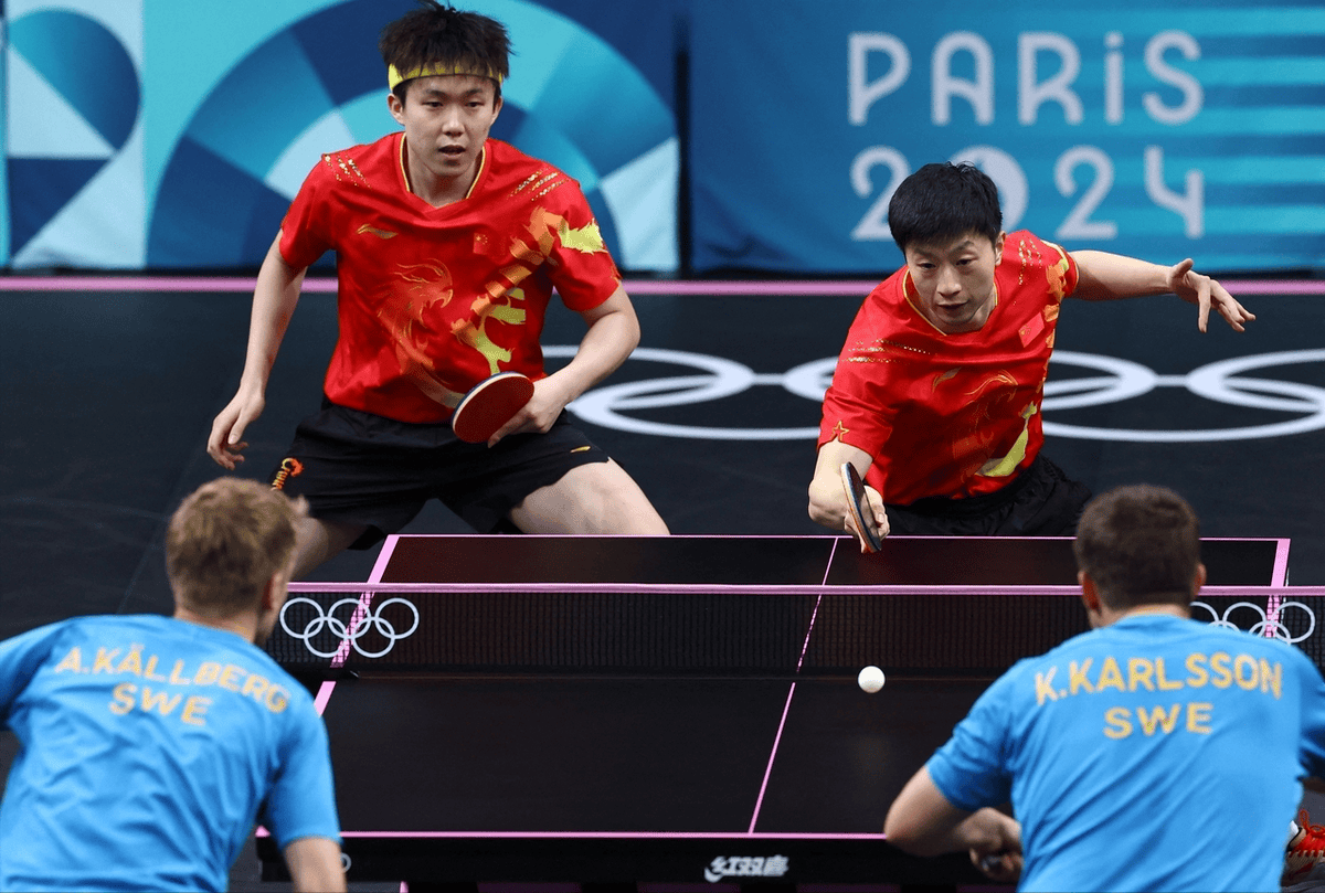 日本乒乓球队横扫瑞典乒乓球队，马龙惊艳世界